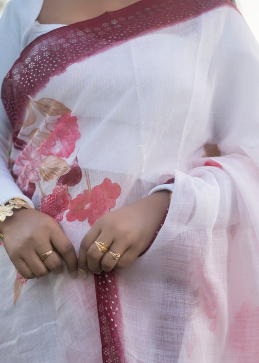 Handloom Khadi Saree