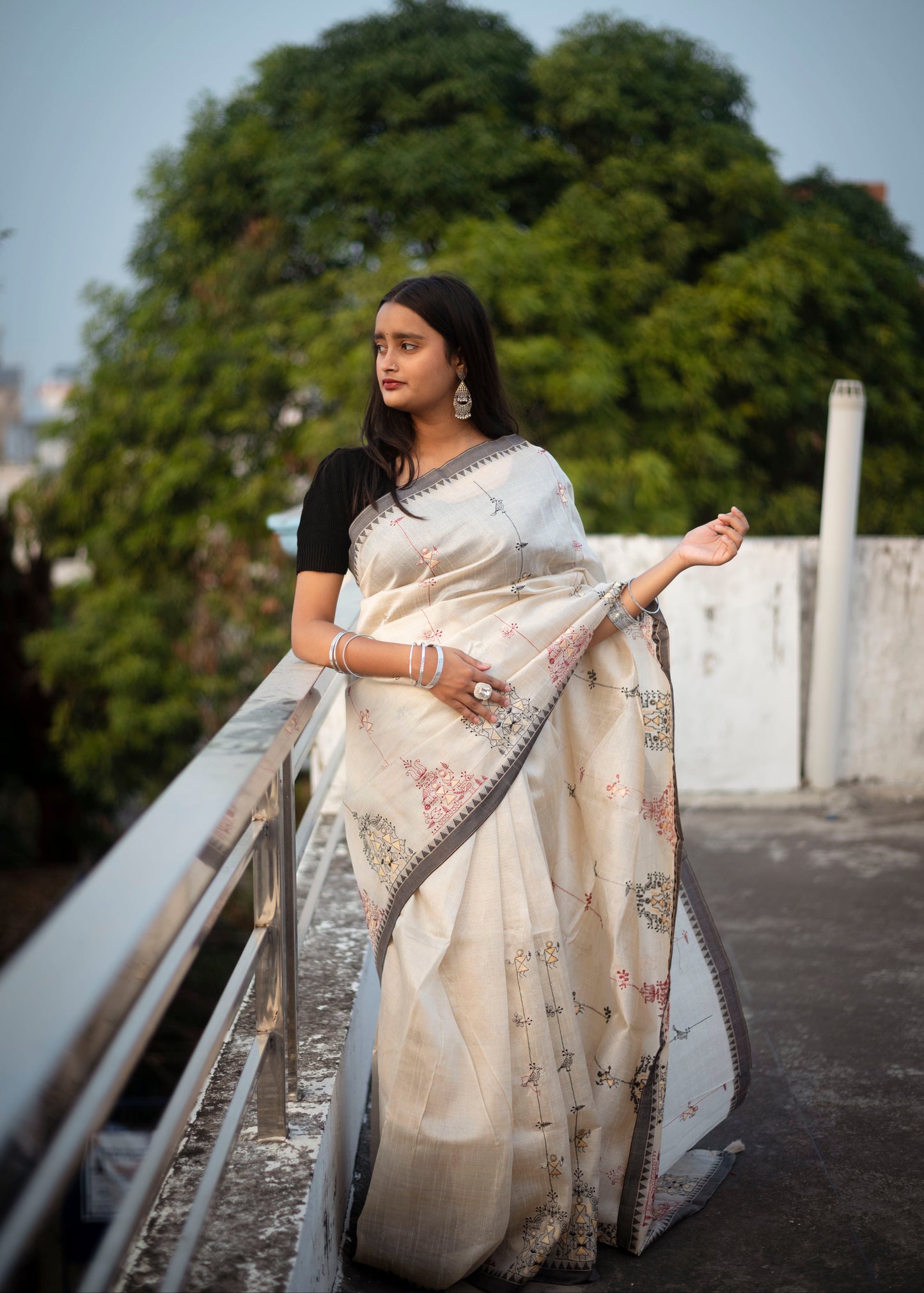 Tussar Khadi Sarees