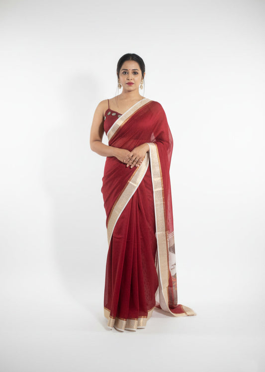 Premium Mysore Silk Crape Saree