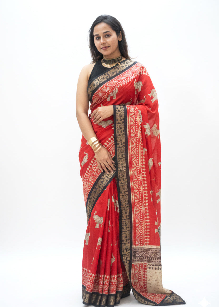 Sambalpuri Cotton Silk Saree