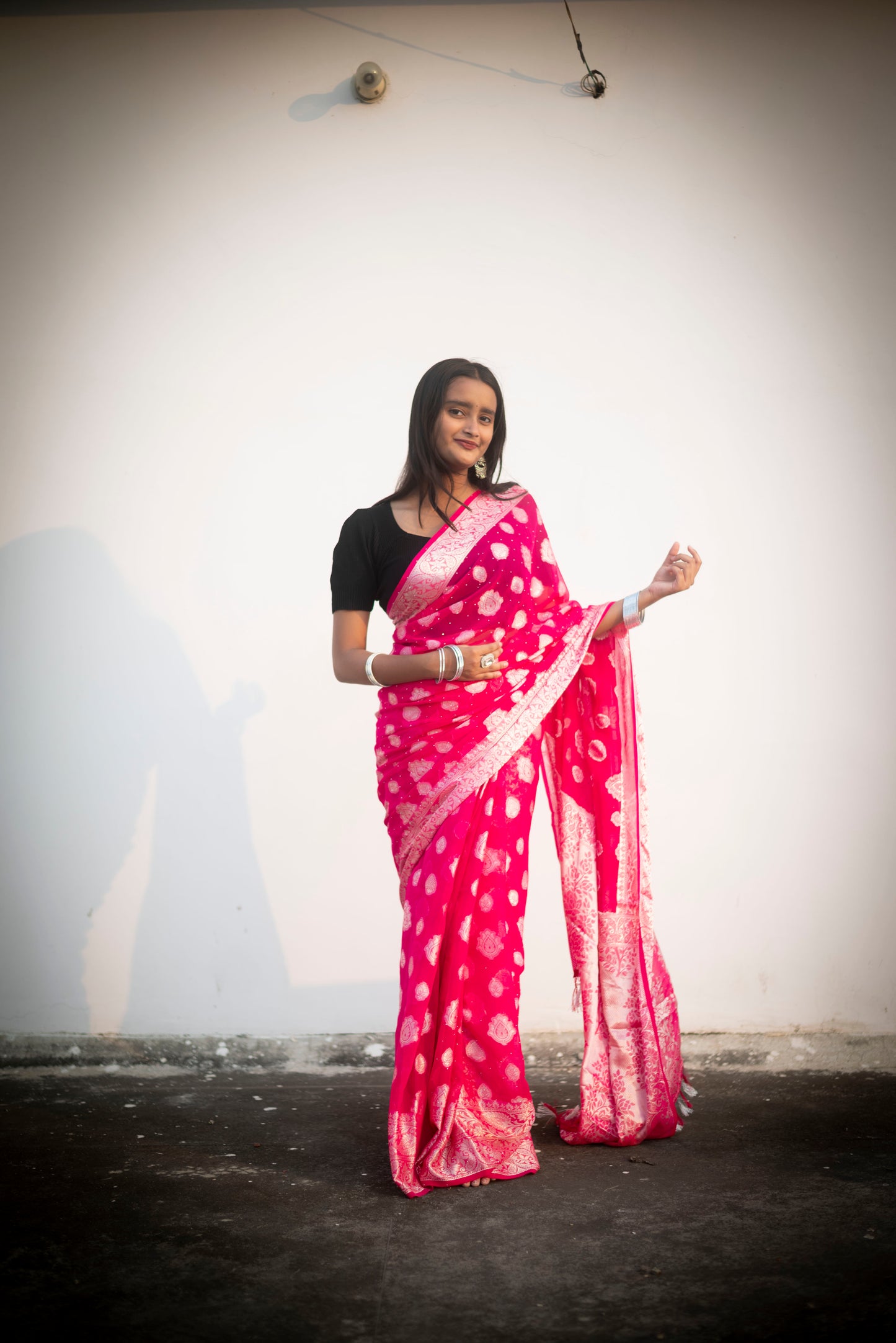 Soft Banarasi Silk Blend Saree