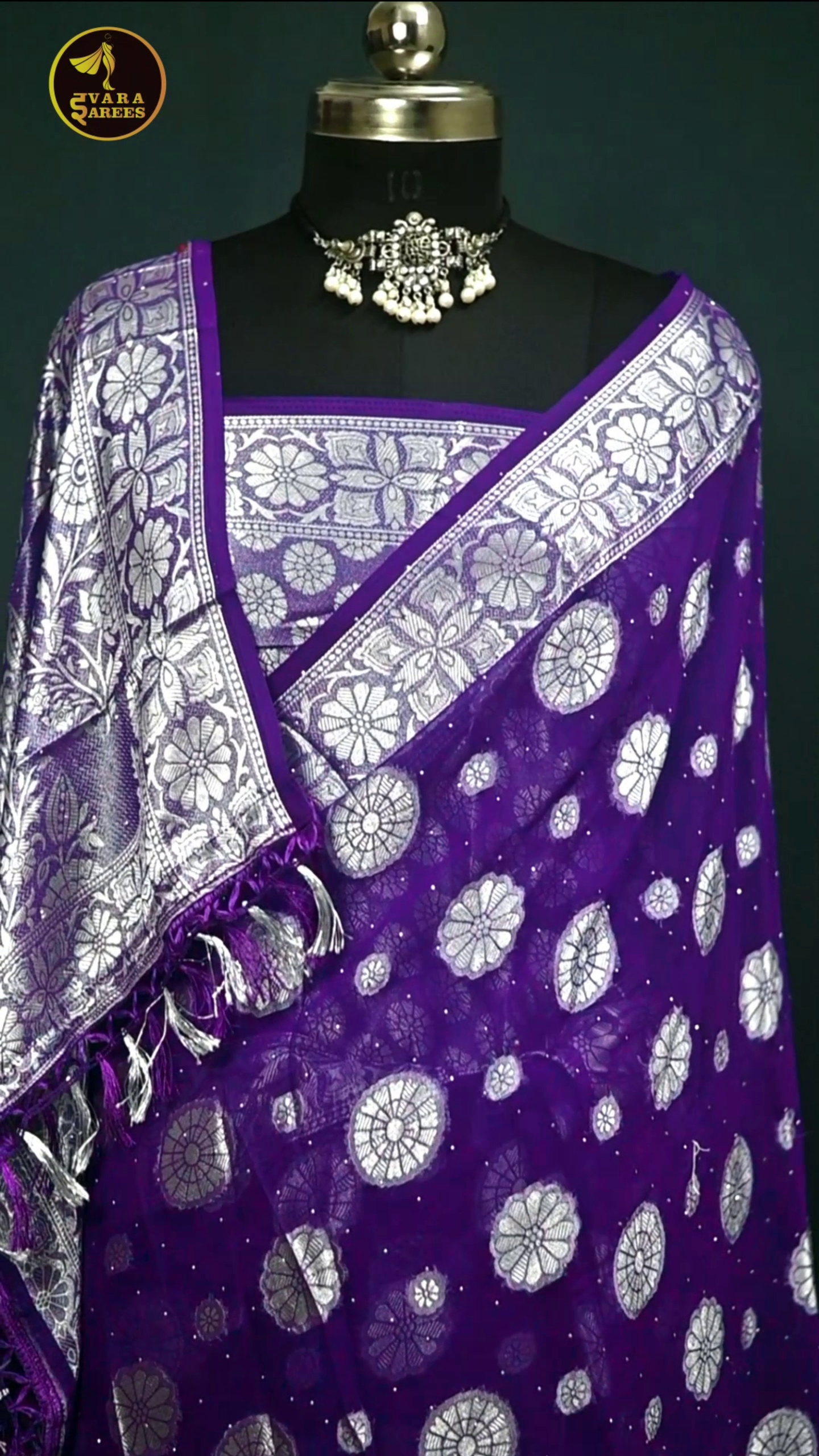 Soft Banarasi Georgette Silk Blend Saree