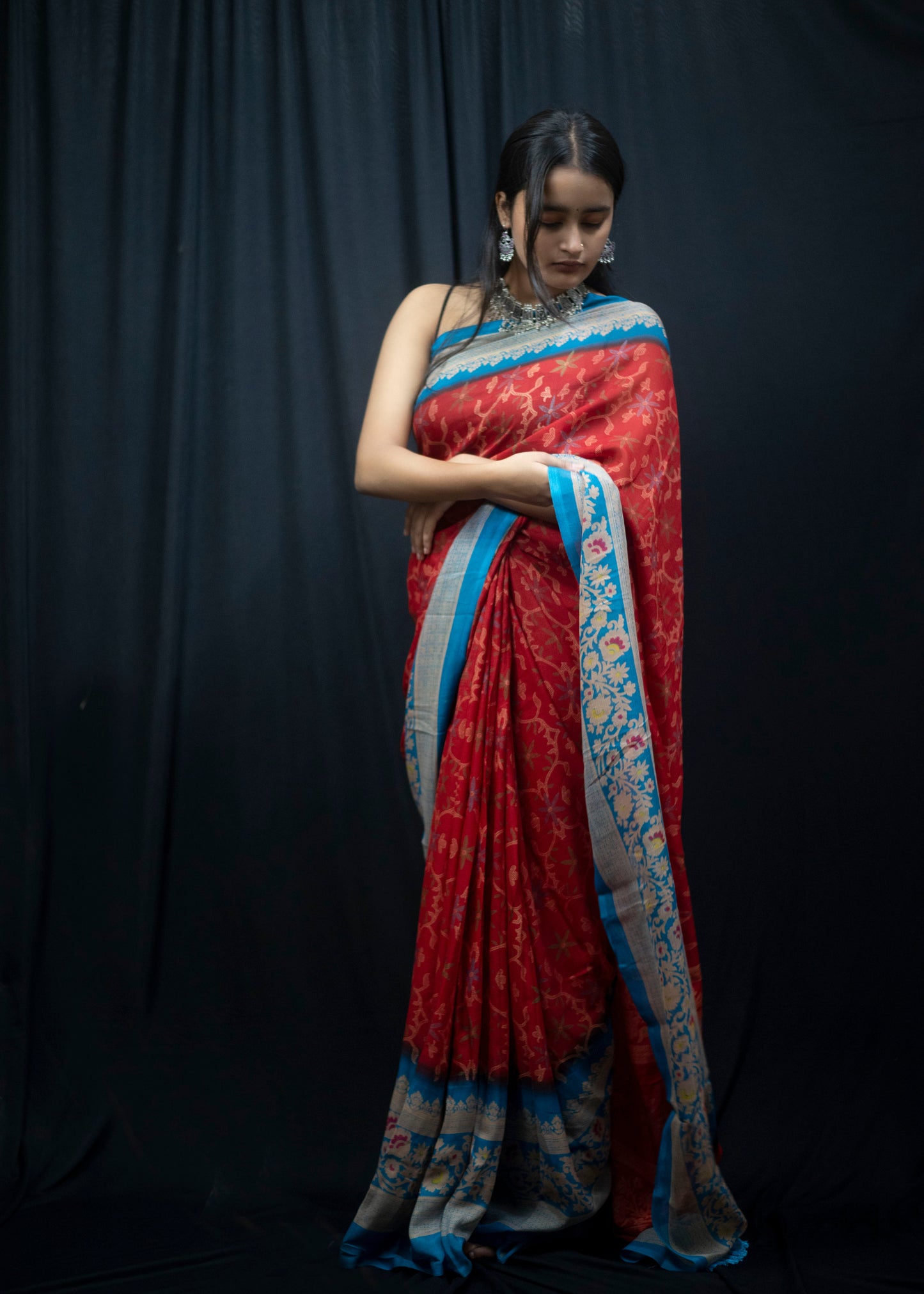  Soft Silk Blend Saree