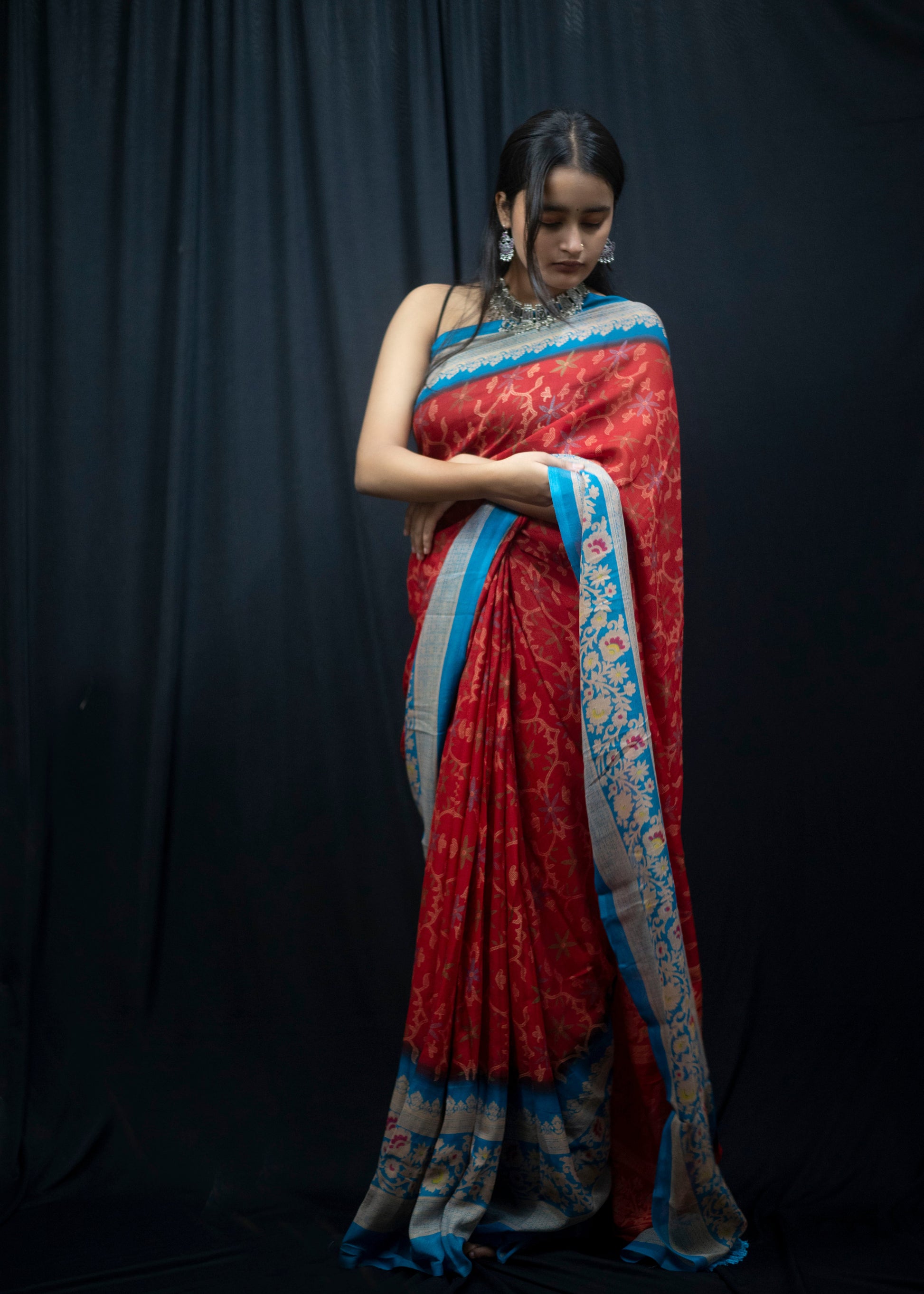  Soft Silk Blend Saree