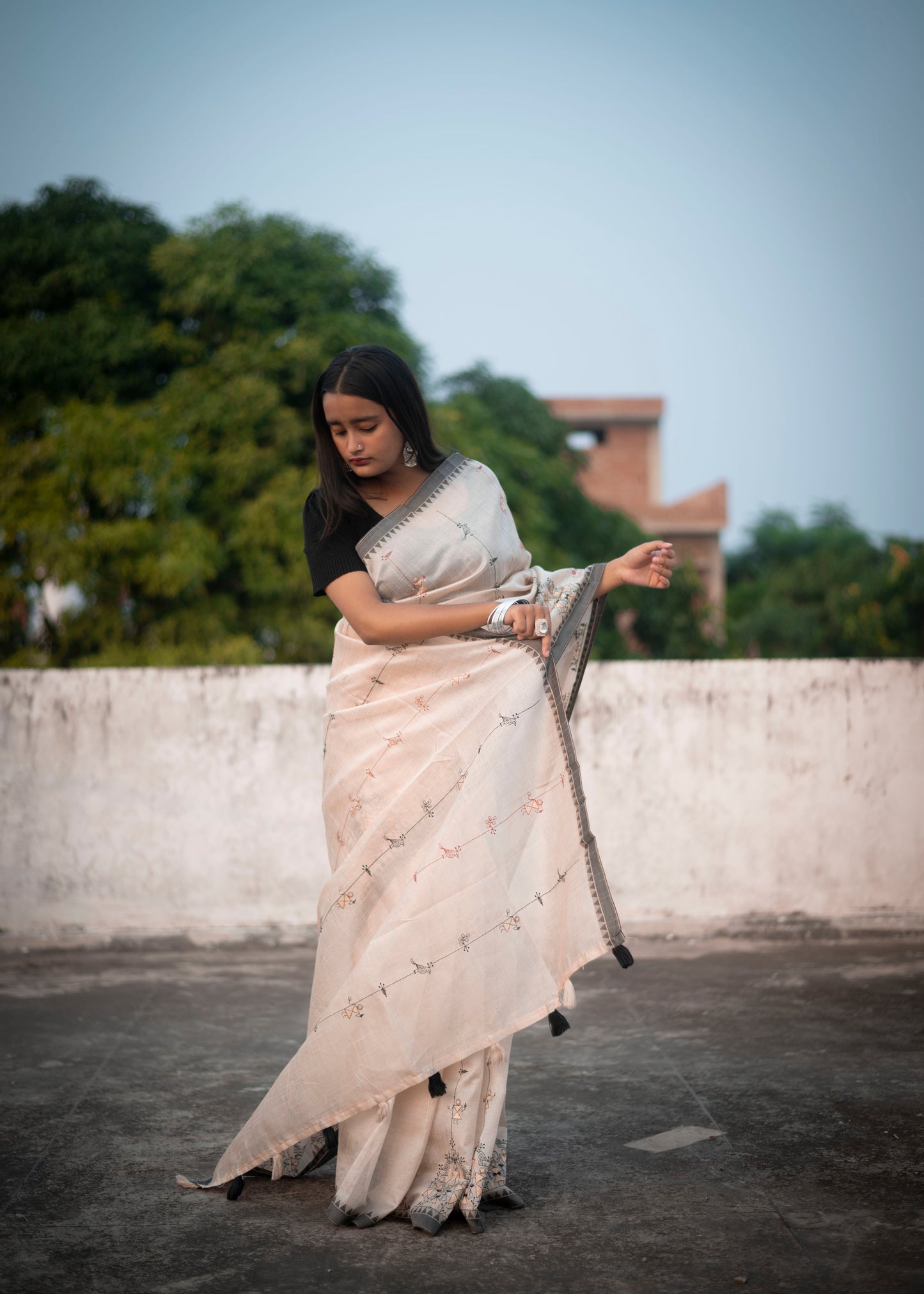 Tussar Khadi Sarees