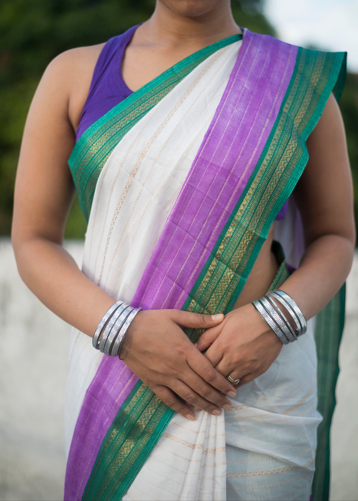 West Bengal Tangail Handloom Saree

